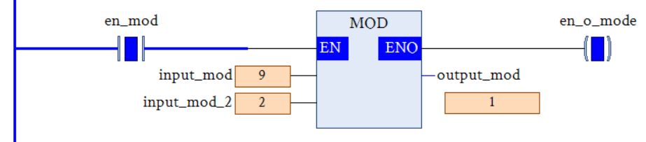 abb plc MOD instruction